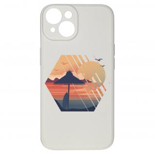 Kryt Západ slunce bílý pro iPhone 15 Plus