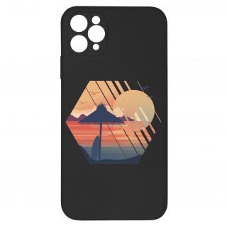 Kryt Západ slunce černý pro iPhone 11 Pro Max