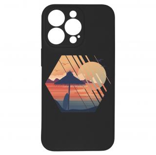 Kryt Západ slunce černý pro iPhone 13 Pro