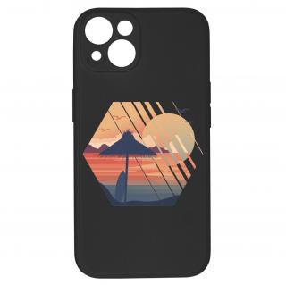 Kryt Západ slunce černý pro iPhone 13