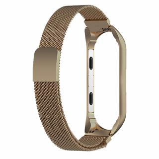 Milánský tah magnetické zapínání Mi Band 3/4 Pro Přístroj: Xiaomi Mi band 3/4, Barva: Zlatá