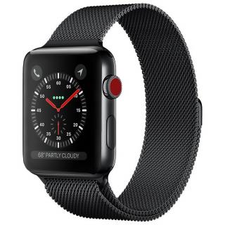 Milánský tah magnetický pro Apple Watch 38/40/41mm Barevná varianta: Černá