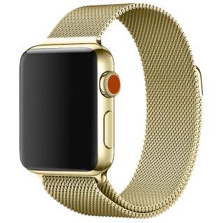 Milánský tah magnetický pro Apple Watch 42/44/45/46/49mm Barevná varianta: Zlatá