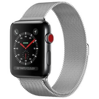 Milánský tah magnetický pro Apple Watch 42/44/45/49mm Barevná varianta: Stříbrná