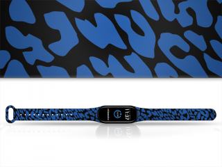 Náhradní náramek Mi band 3/4/5/6/7 Gepard modrý Pro Přístroj: Xiaomi Mi Band 7
