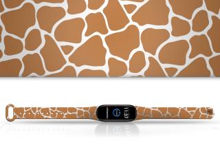 Náhradní náramek Mi band 3/4/5/6/7 Žirafí srst Pro Přístroj: Xiaomi Mi band 3/4, Barevná varianta: Bílá