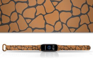 Náhradní náramek Mi band 3/4/5/6/7 Žirafí srst Pro Přístroj: Xiaomi Mi Band 7, Barva: Vícebarevná