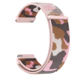 Nylonový řemínek kamufláž 18mm Barevná varianta: Růžová Kamufláž