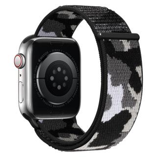 Nylonový řemínek kamufláž pro Apple Watch 38/40/41mm Barevná varianta: Černá kamufláž