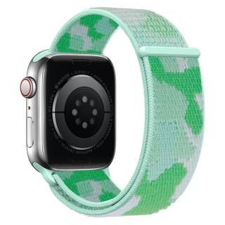 Nylonový řemínek kamufláž pro Apple Watch 42/44/45/49mm Barevná varianta: Zelená Kamufláž