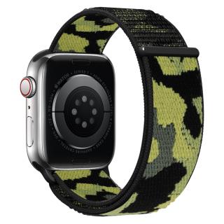 Nylonový řemínek kamufláž pro Apple Watch 42/44/45/49mm Barevná varianta: Žlutá kamufláž