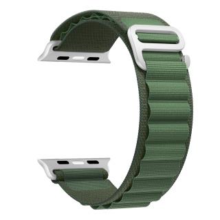 Nylonový řemínek se sponou pro Apple Watch 38/40/41mm Barva náramku: Armádně zelená