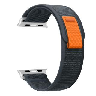 Nylonový řemínek se stahovacím poutkem pro Apple Watch 38/40/41/42(S10)mm Barevná varianta: Černo-Šedý