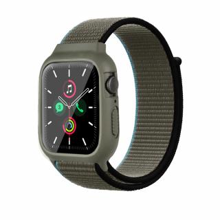 Nylonový set 2v1 pro Apple Watch 38/40/41/42(S10)mm Barevná varianta: Khaki-černo-modrá
