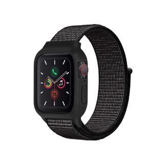 Nylonový set 2v1 pro Apple Watch 42/44/45mm Barevná varianta: Černo-Bílá