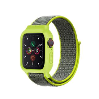 Nylonový set 2v1 pro Apple Watch 42/44/45mm Barevná varianta: Jablečno-Šedá