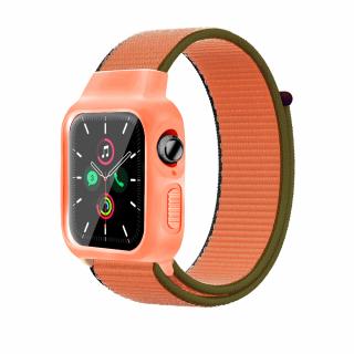 Nylonový set 2v1 pro Apple Watch 42/44/45mm Barevná varianta: Oranžovo-zelená