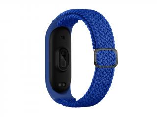 Pletený náhradní náramek Mi Band 3/4/5/6/7 Barevná varianta: Modrý