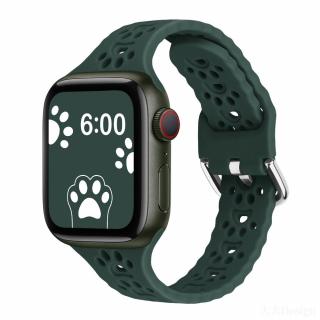 Řemínek s pacičkami a přezkovým zapínáním pro Apple Watch 42/44/45/49mm Barevná varianta: Tmavě zelený