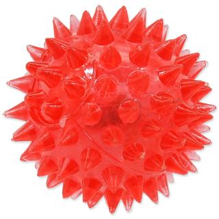 Hračka DOG FANTASY míček LED růžový 5 cm