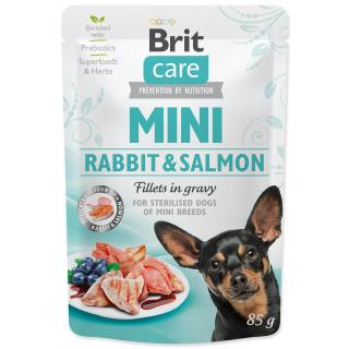 Kapsička BRIT Care Mini Rabbit & Salmon fillets in gravy