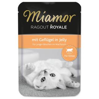 Kapsička MIAMOR Ragout Royale Kitten drůbeží v želé