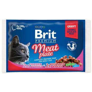 Kapsičky BRIT Premium Cat Meat Plate