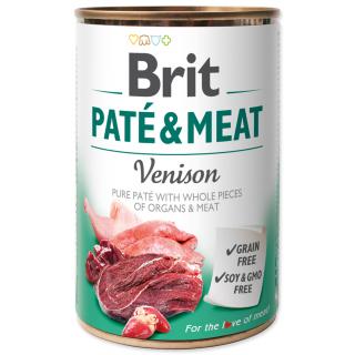 Konzerva BRIT Paté & Meat Venison