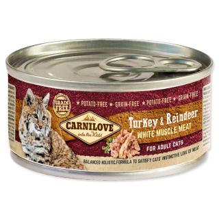 Konzerva CARNILOVE WMM Turkey & Reindeer for Adult Cats