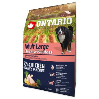 ONTARIO Dog Adult Large Chicken & Potatoes & Herbs