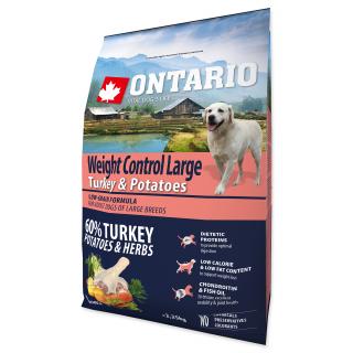 ONTARIO Dog Large Weight Control Turkey & Potatoes & Herbs