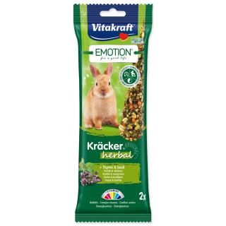 Tyčinky VITAKRAFT Emotion Kracker králík herbal