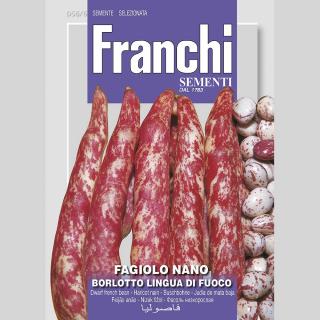FRANCHI - SEMENÁ FAZUĽA NÍZKA – BORLOTTO LINGUA DI FUOCO (50 g)