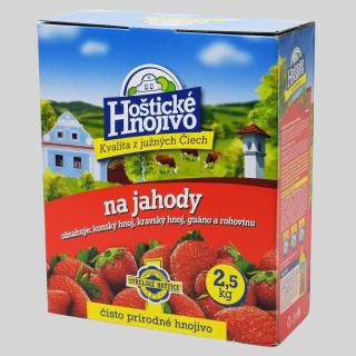 HOŠTICKÉ HNOJIVO - HNOJIVO NA JAHODY (2,5 KG)