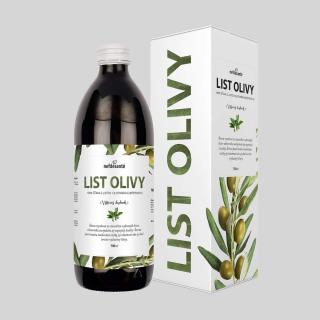 LIST OLIVY - 100 % ŠŤAVA Z LISTOV OLIVOVNÍKA EURÓPSKEHO (500 ML)