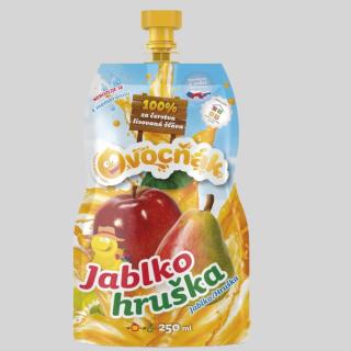 OVOCŇÁK JABLKO - HRUŠKA (250 ML)