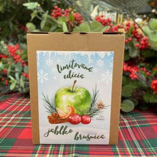 ŠŤAVA JABLKO- BRUSNICA (3 LITRE) - LIMITOVANÁ EDÍCIA