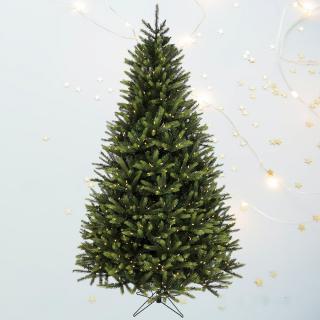 UMELÝ VIANOČNÝ STROMČEK  S LED OSVETLENÍM - KINGSTONE GREEN
