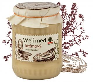 VČELÍ MED - KRÉMOVÝ (900 g)