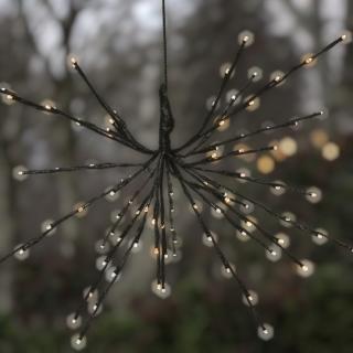 ZÁVESNÁ DEKORÁCIA (160 LED - TEPLÁ BIELA)