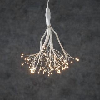 ZÁVESNÁ DEKORÁCIA (80 LED -  STUDENÁ BIELA )