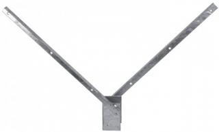 Bavolet pro sloupek PILODEL pozinkovaný oboustranný 60 x 40 mm