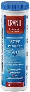Bazénová chemie Cranit Tester pro bazény 4 v 1 Den Braven (bal/10ks)