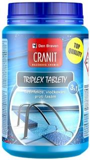 Bazénová chemie Cranit Triplex tablety 1 kg Den Braven