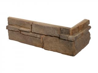 Betonový rohový obklad GRENADA 1 imitace kamene 0,28 m²