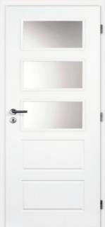 Bílé dveře interiérové 80 cm Masonite OREGON SKLO