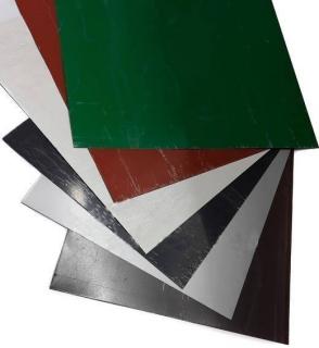 Blachotrapez Rovinné plechy 0,6 tabule plechu 1,25 x 2 m Aluminium MAT