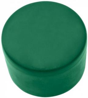 Čepička PVC 38 mm zelená