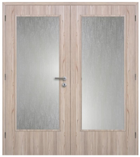 Dveře interiérové 3/4 sklo 160 cm CPL laminát Deluxe DTD DOORNITE