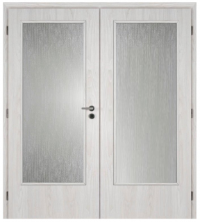 Dveře interiérové 3/4 sklo 180 cm CPL laminát Deluxe DTD DOORNITE